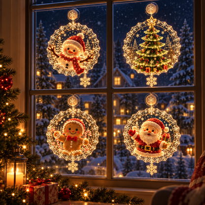ZavenastoreTM⭐ Christmas Suction Cup Window Light