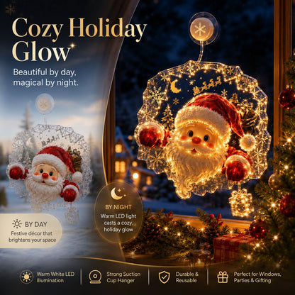 ZavenastoreTM⭐ Christmas Suction Cup Window Light