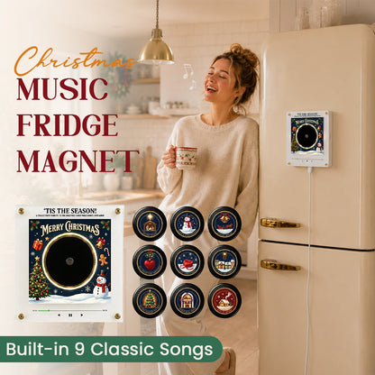 🎄 Christmas Music Fridge Stickers