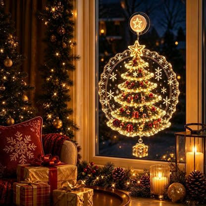 ZavenastoreTM⭐ Christmas Suction Cup Window Light