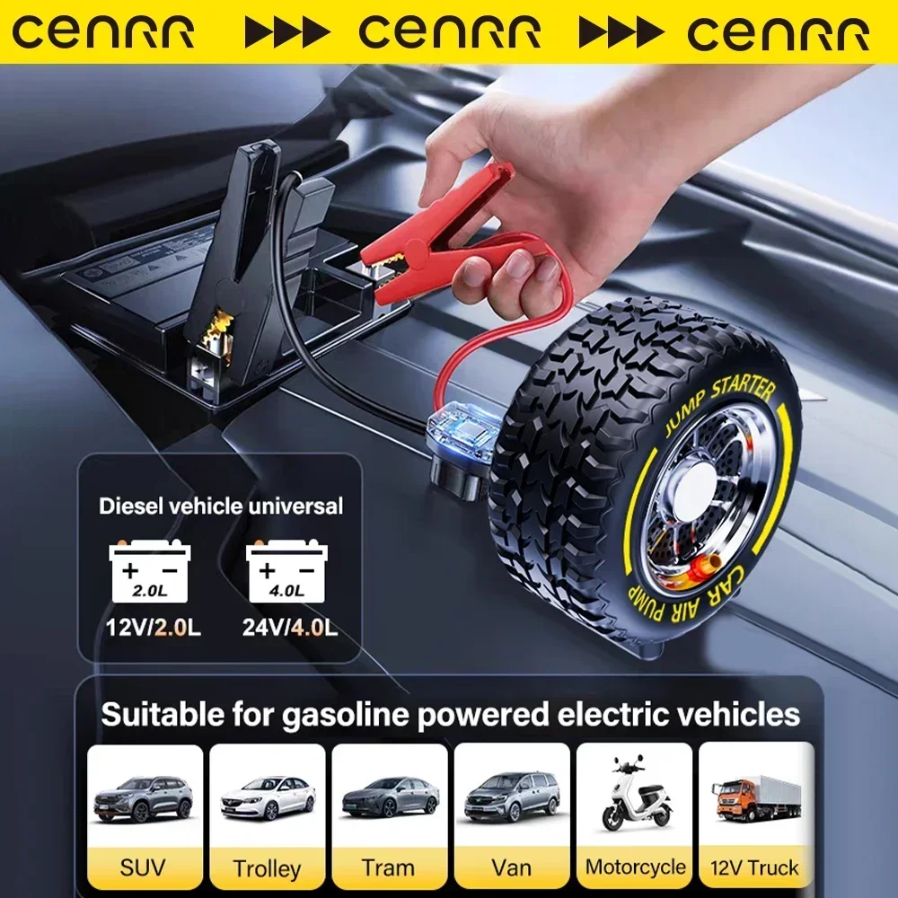 Inflator Emergency Power Supply 2-in-1