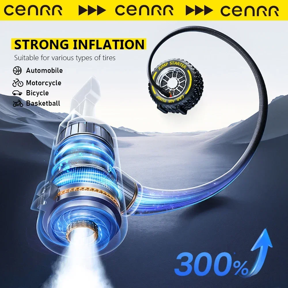Inflator Emergency Power Supply 2-in-1