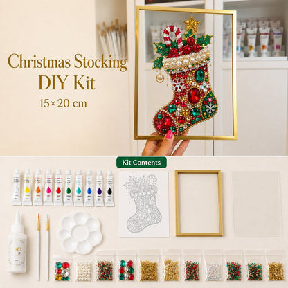 DIY Jeweled Christmas Tree Art Kit