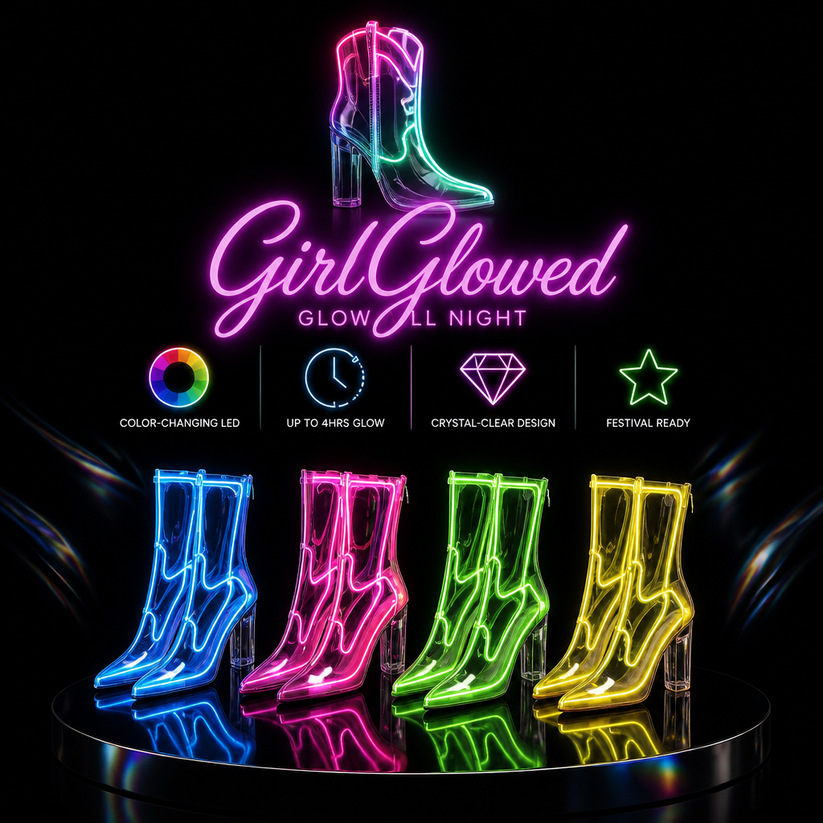 The Illuminated Cowboy Boots | Glow Girled