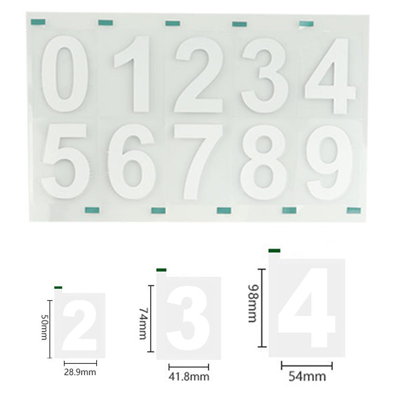 Ghost Anti-Radar Numbers Kit