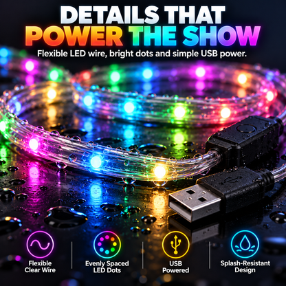 LED Halloween&Christmas Curtain Lights