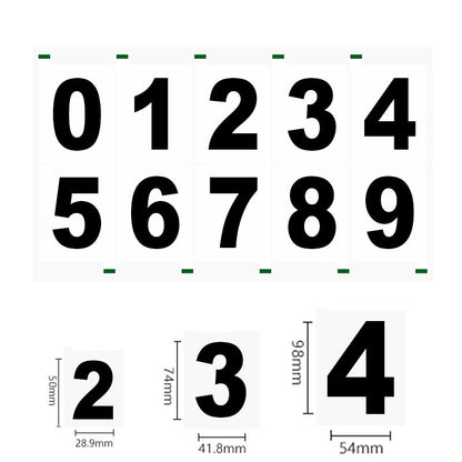 Ghost Anti-Radar Numbers Kit