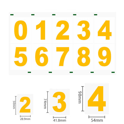 Ghost Anti-Radar Numbers Kit