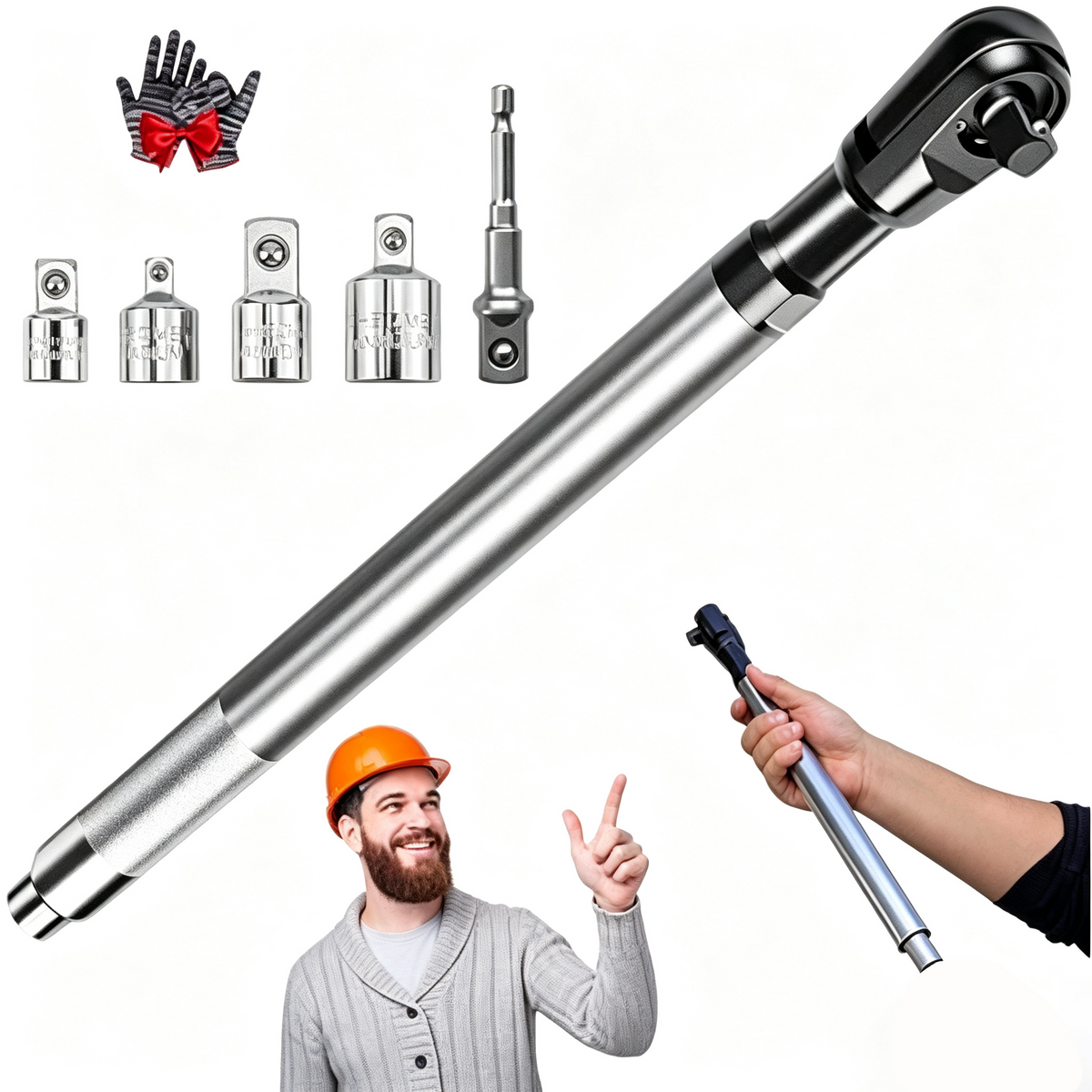 The Ultimate 2-in-1 Ratchet Wrench Set