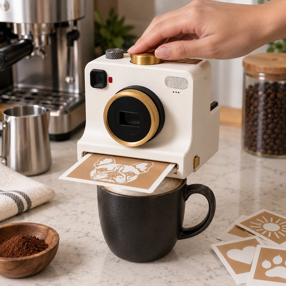 Coffee Photo Printer + 12 Stencil Set PRE-ORDER