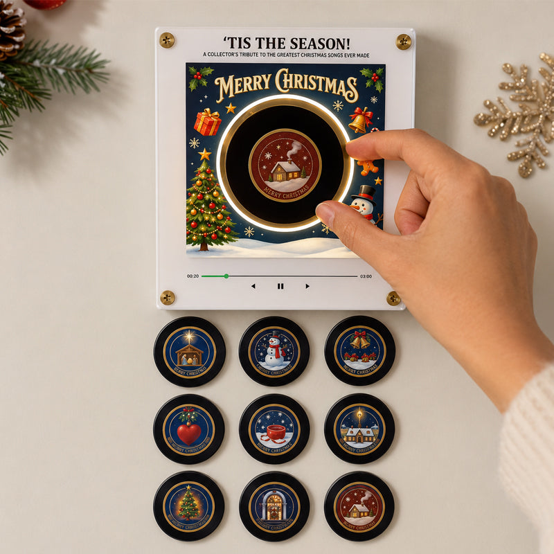 🎄 Christmas Music Fridge Stickers
