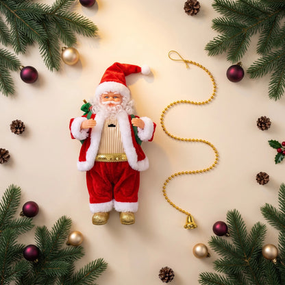 Climbing Santa Claus Christmas Ornament