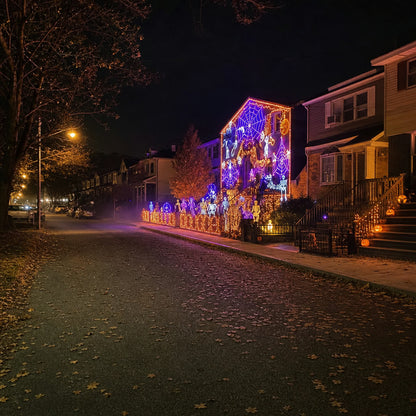LED Halloween&Christmas Curtain Lights