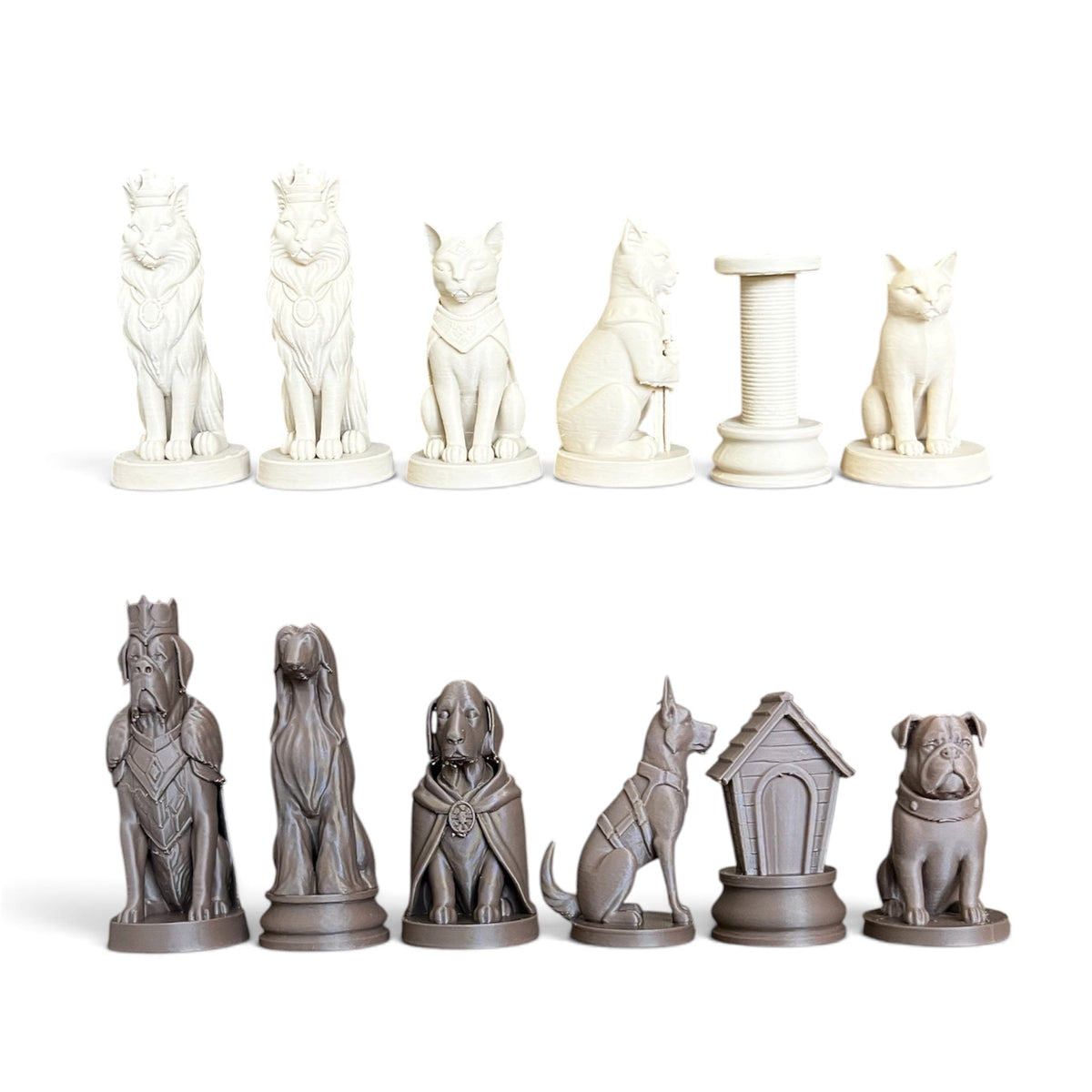 Cats VS Dogs Chess Set