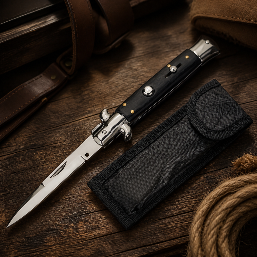 Vintage Stiletto Folding Pocket Knife