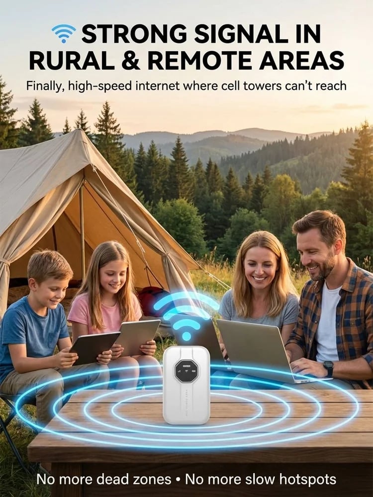 [Global Coverage, Lifetime Free]Unlimited Portable Wi-Fi