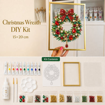 DIY Jeweled Christmas Tree Art Kit