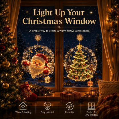 ZavenastoreTM⭐ Christmas Suction Cup Window Light