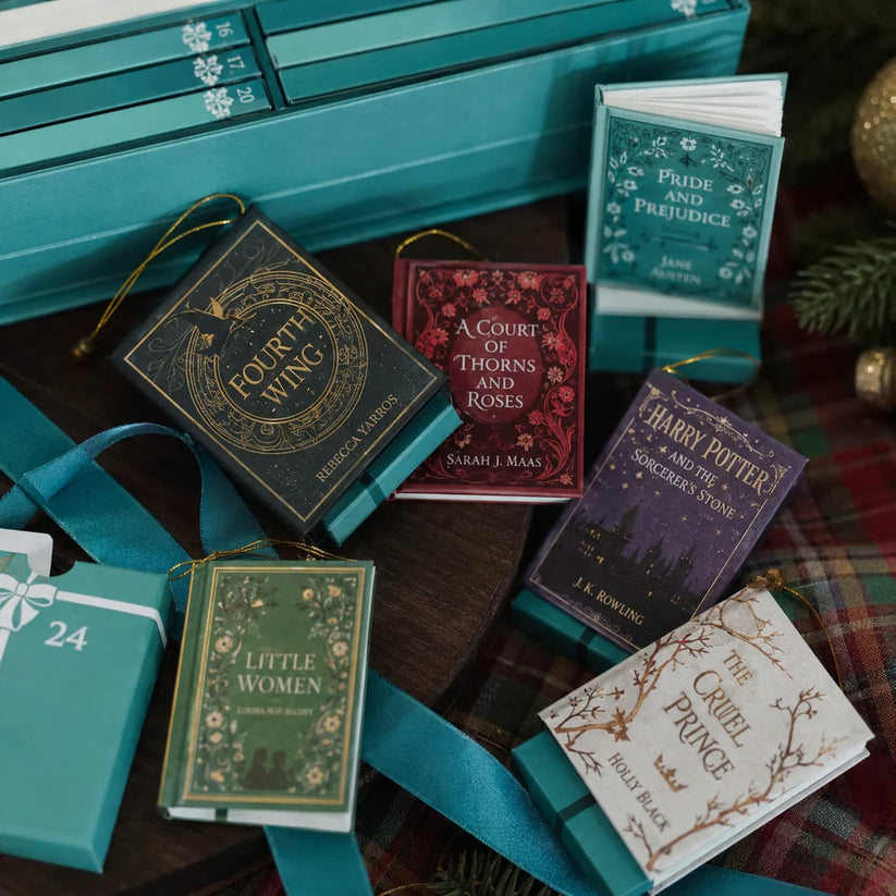 2026 Mini Book Advent Calendar – 24 Christmas Ornaments for Book Lovers