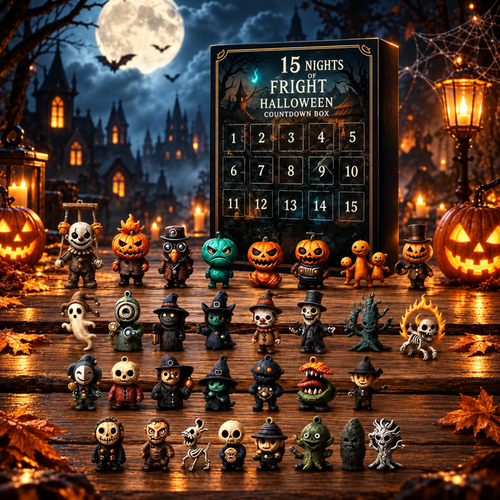 Zavenastore 15 Nights Fright Halloween Countdown Box