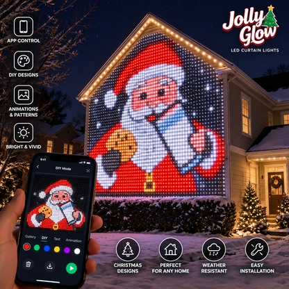 LED Halloween&Christmas Curtain Lights
