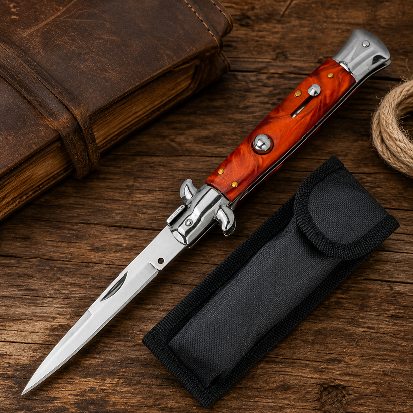 Vintage Stiletto Folding Pocket Knife