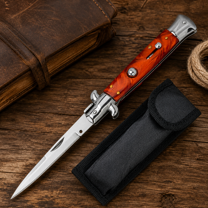 Vintage Stiletto Folding Pocket Knife