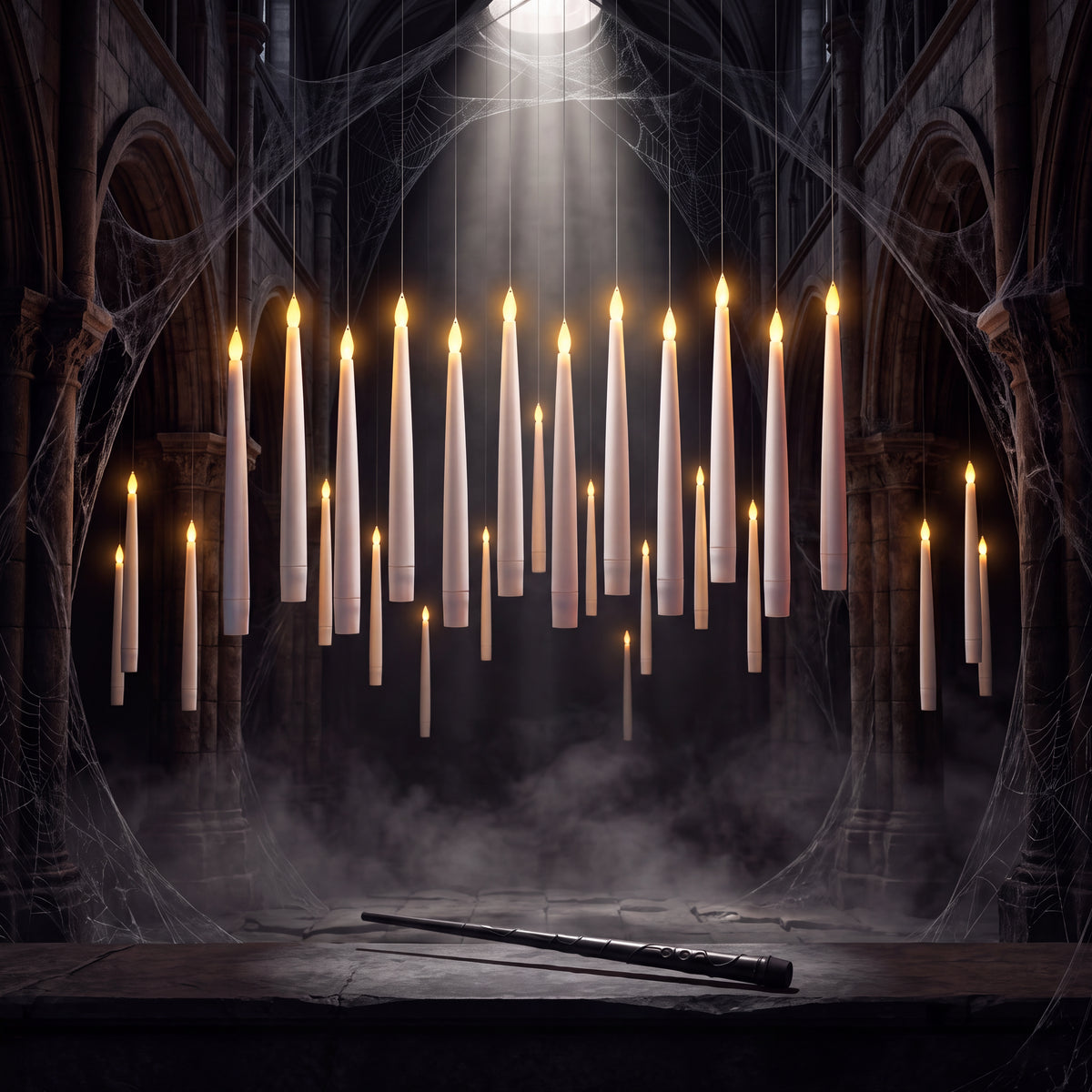 Floating Candles with Magic Wand Remote