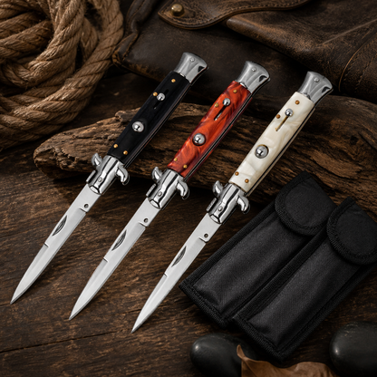 Vintage Stiletto Folding Pocket Knife