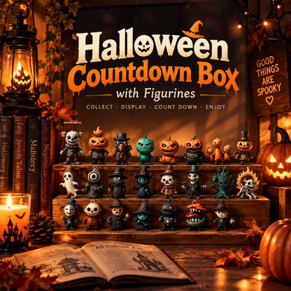 Zavenastore 15 Nights Fright Halloween Countdown Box