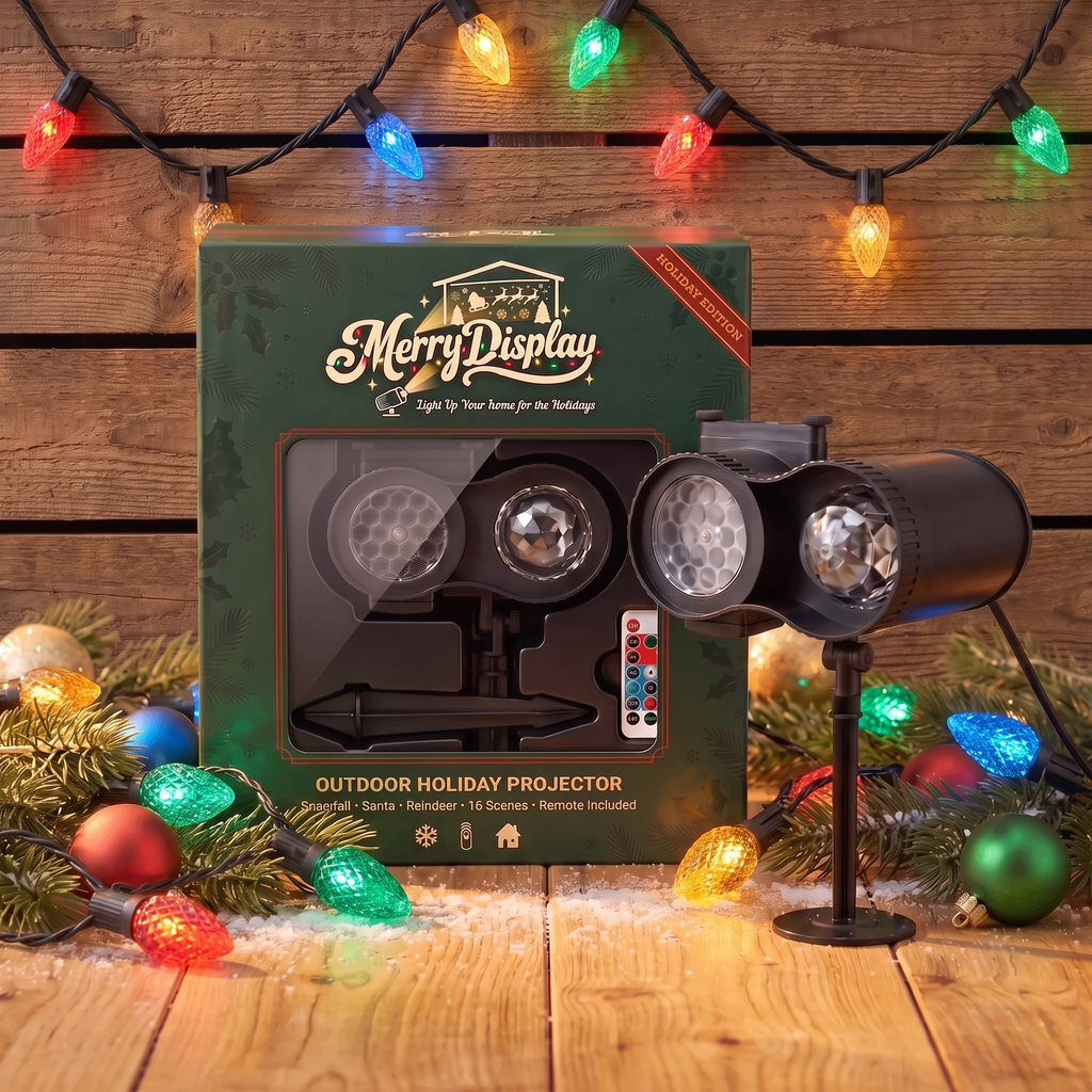MerryDisplay Christmas Projector