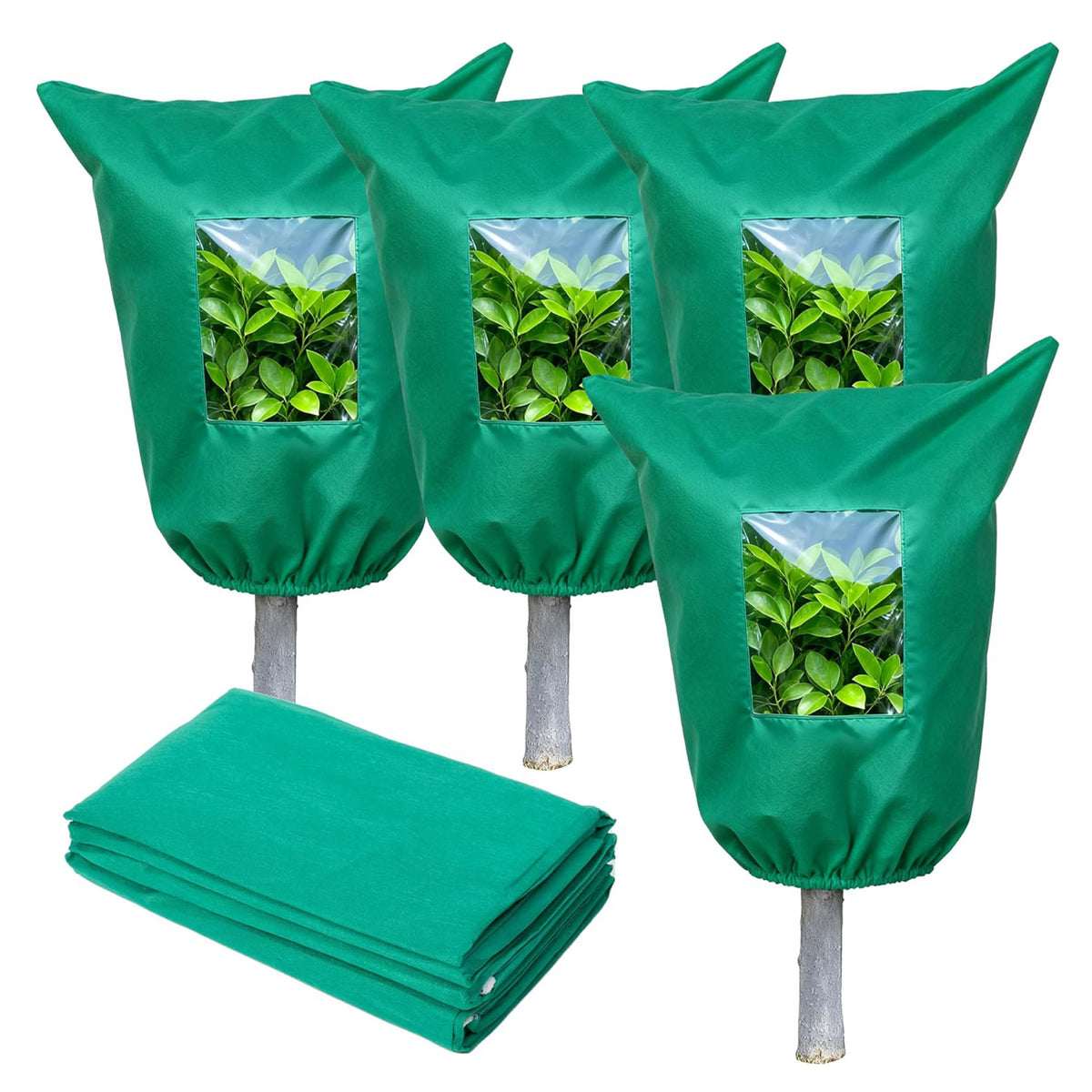 🌿 Plant Frost Protection Cover – Breathable, reusable cover for shrubs, potted plants, and young trees
