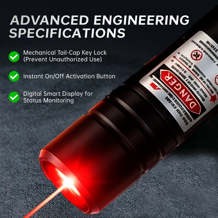 ⚡🔦2026 New Design 120W 900-1100NM Powerful IR Laser Pointer,Professional Tactical & Optical Grade