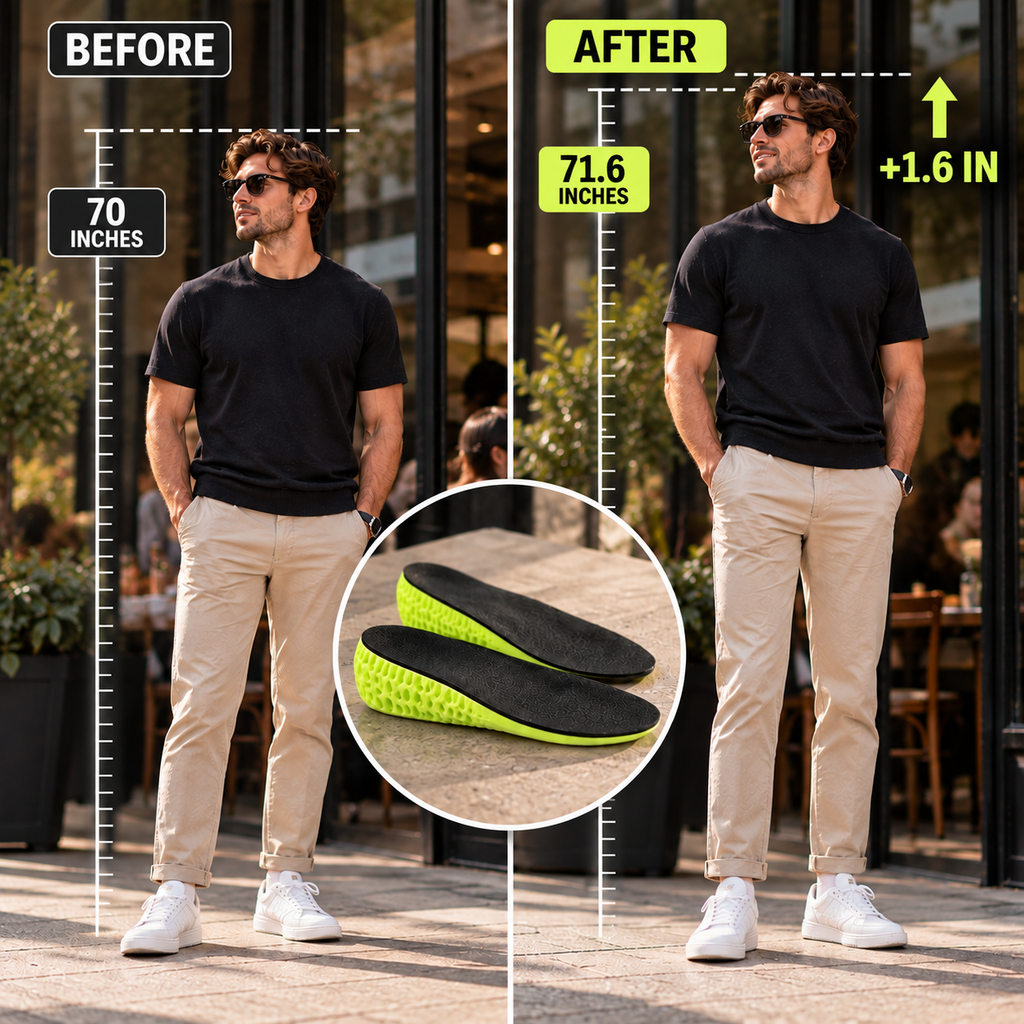 Height-Boost Comfort Insoles