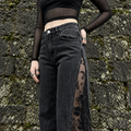 La Flor Oscura Lace Jeans