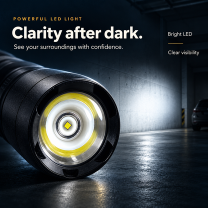 2-in-1 Aluminum Bat & Flashlight