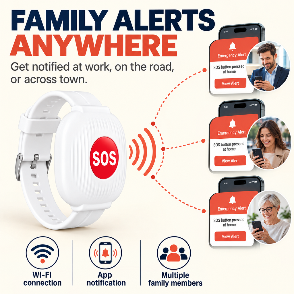 ❤️Emergency Bracelet with SOS Button for Seniors
