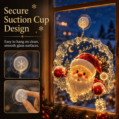 ⭐ Christmas Suction Cup Window Light