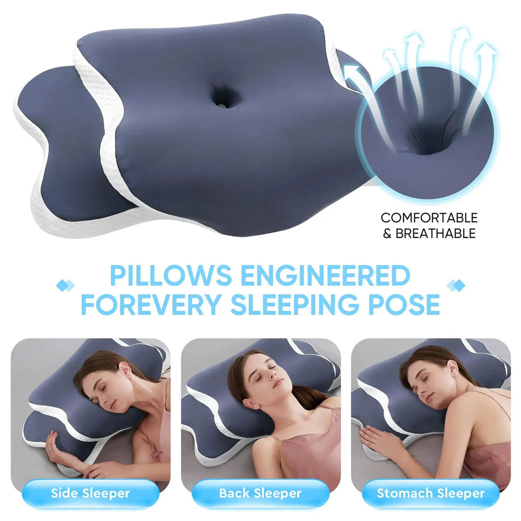 Ergonomic Memory Foam Pillow