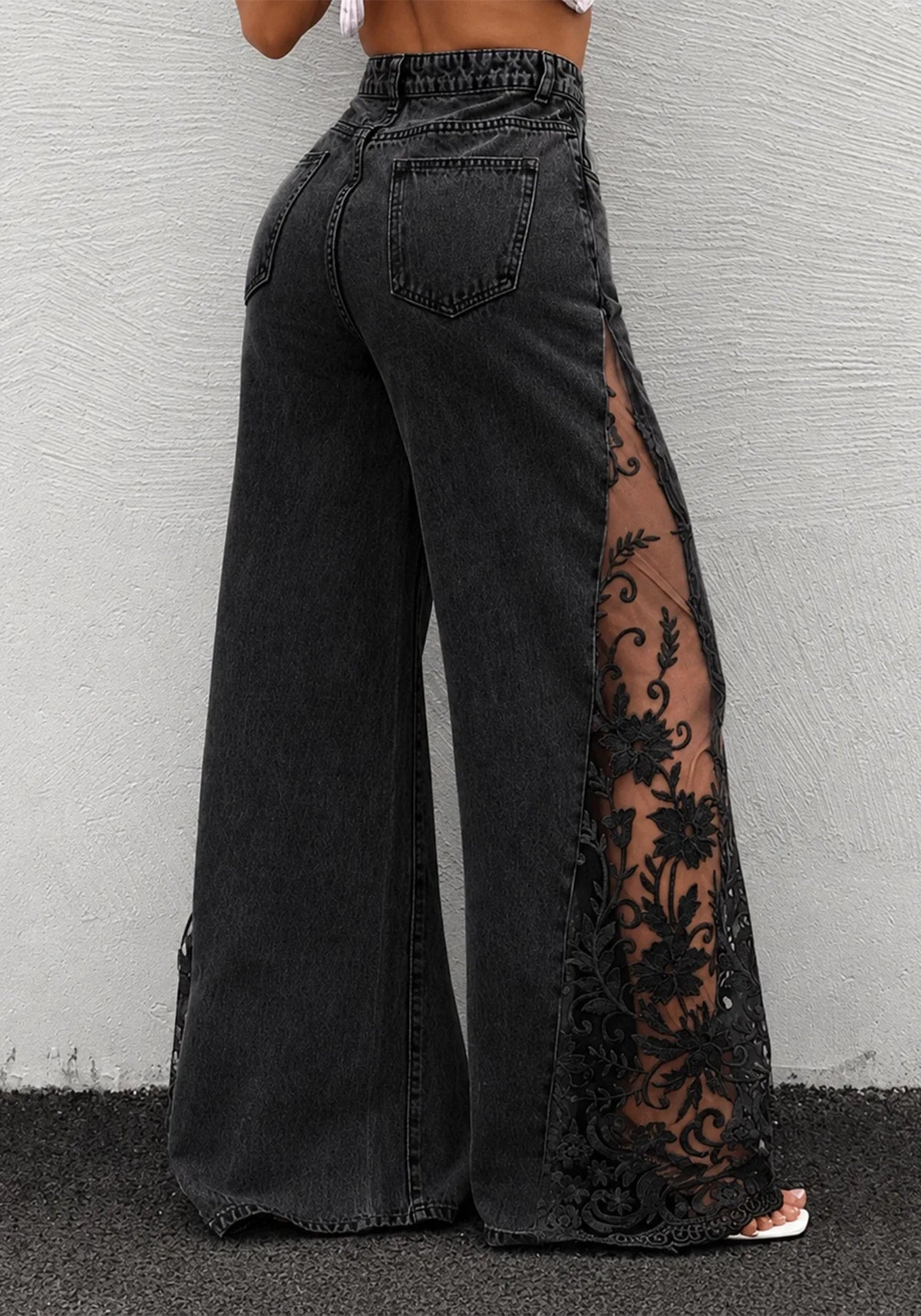 La Flor Oscura Lace Jeans