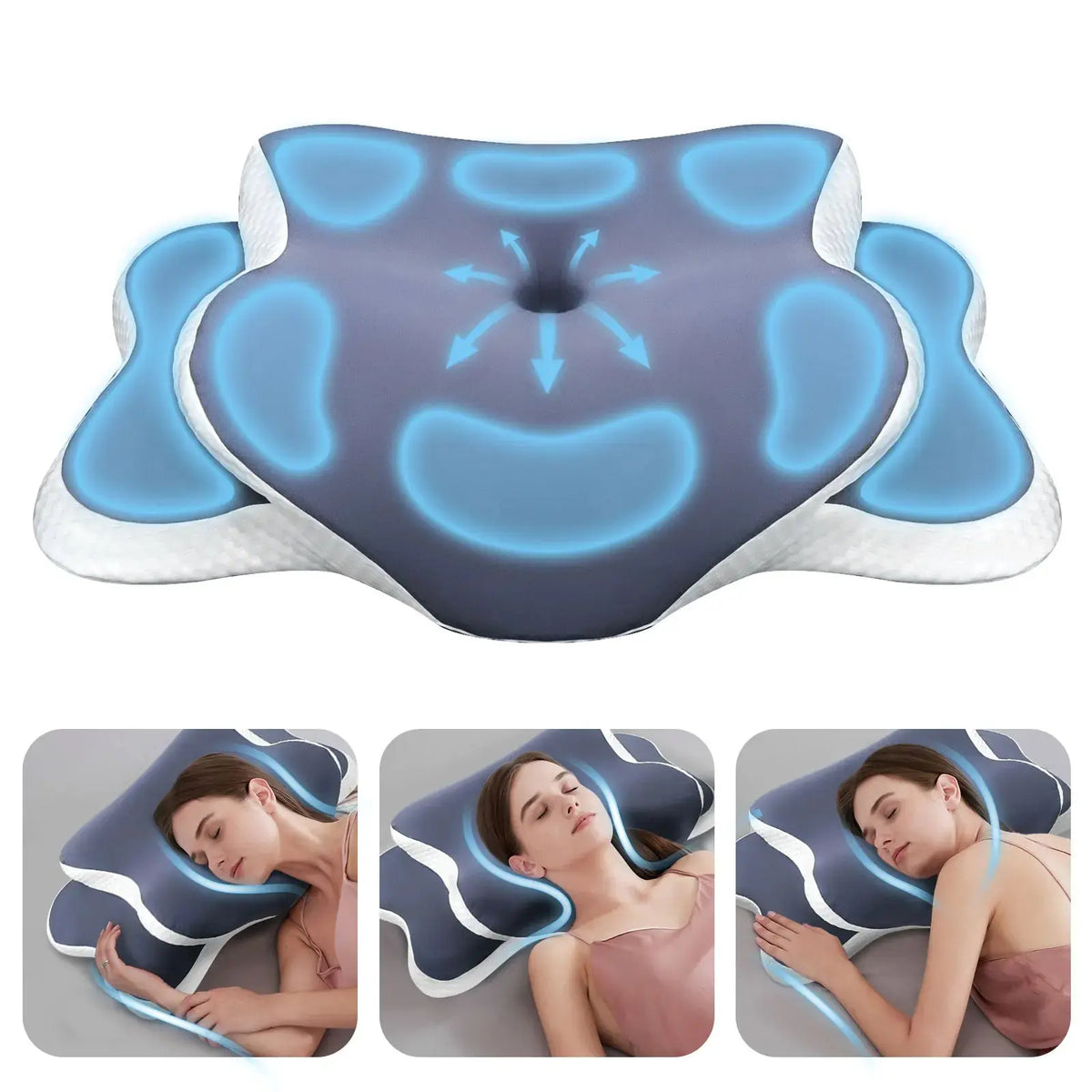 Ergonomic Memory Foam Pillow