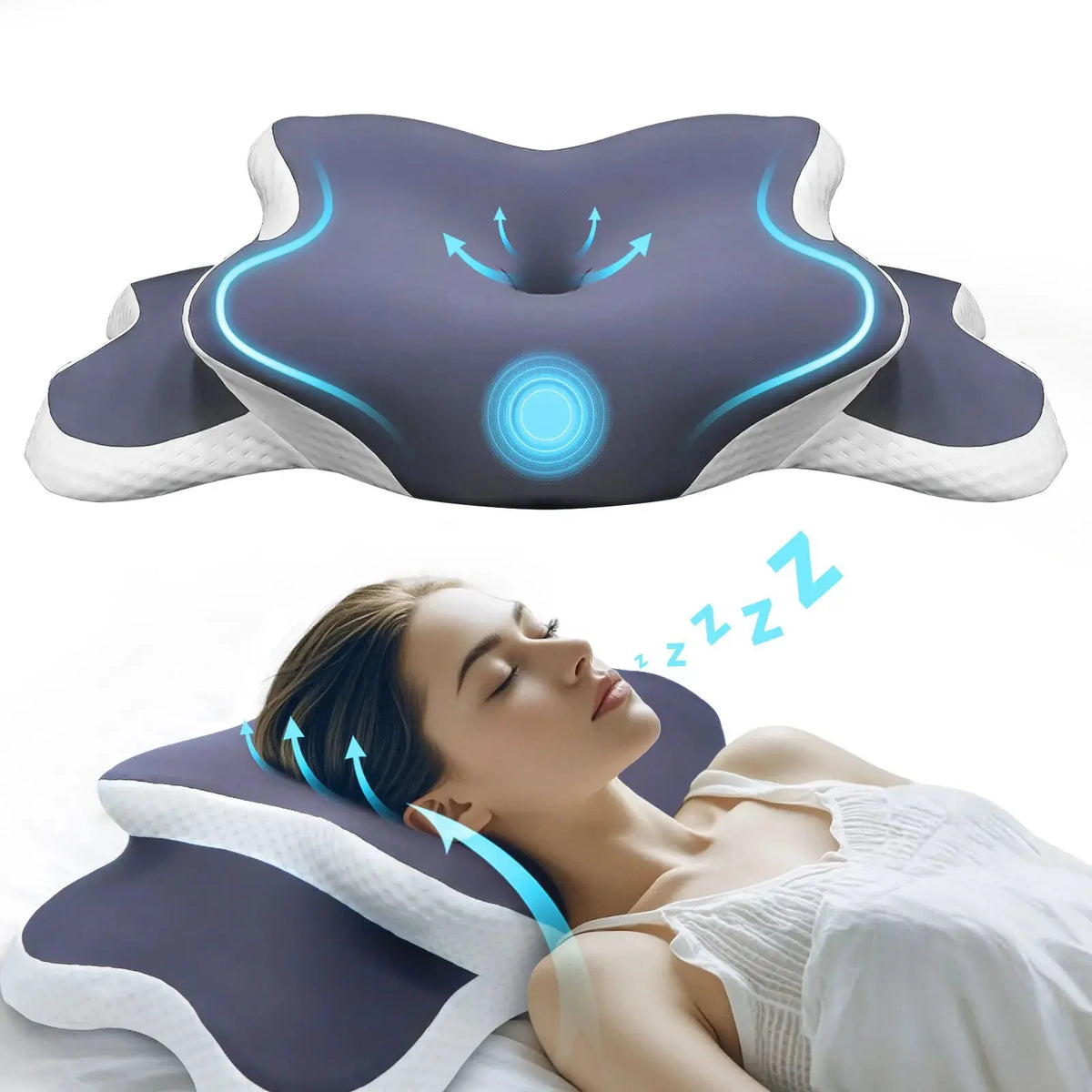 Ergonomic Memory Foam Pillow