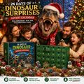 🦖 24 Days of Dinosaur Christmas Advent Calendar – 24 Collectible Dino Figurines & Holiday Surprises