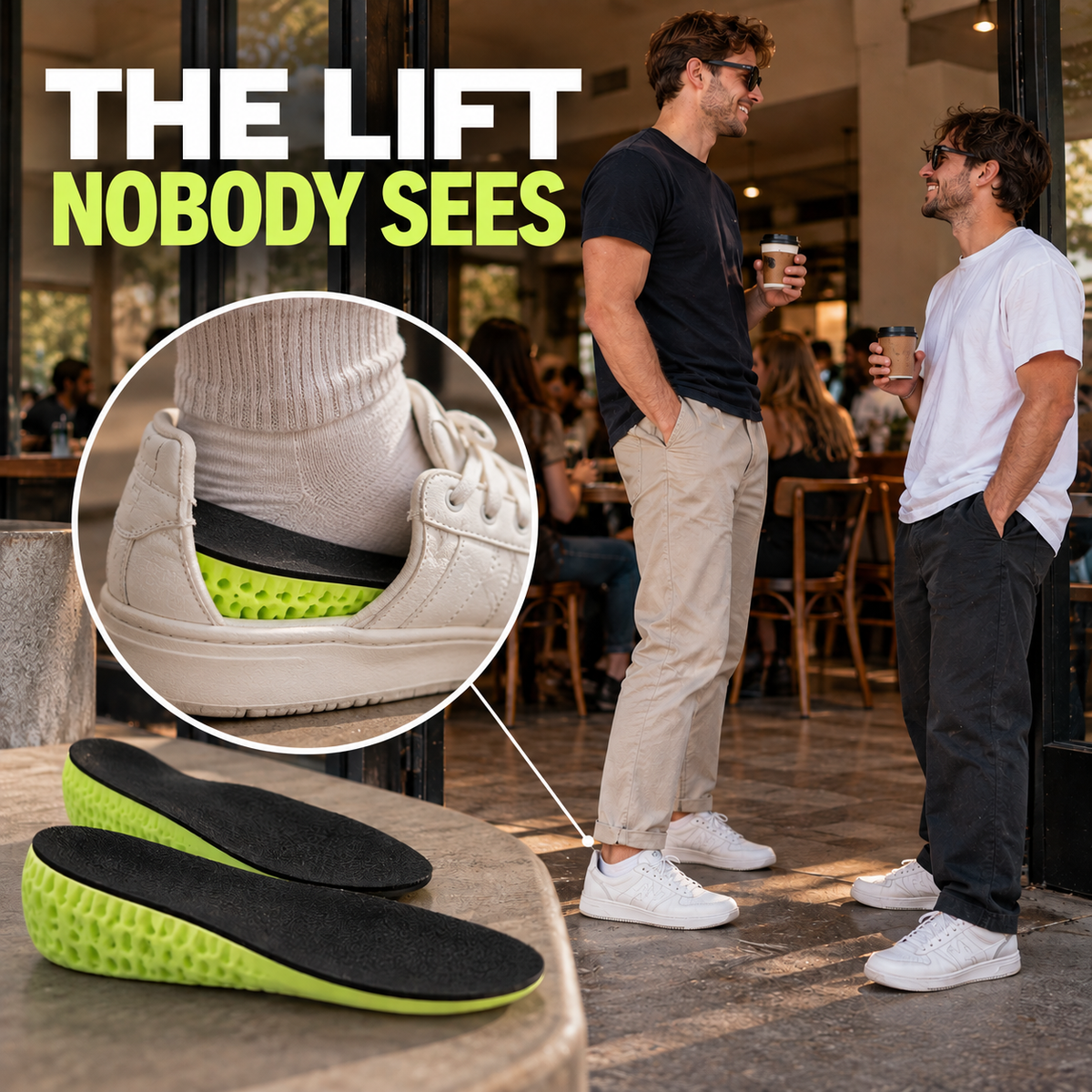 Height-Boost Comfort Insoles