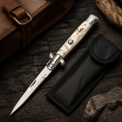 Vintage Stiletto Folding Pocket Knife