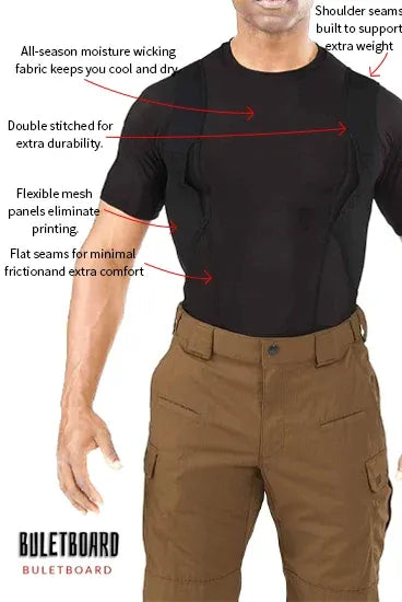 MEN/WOMEN'S CONCEALED HOLSTER T-SHIRT🎉🎉