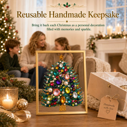 DIY Jeweled Christmas Tree Art Kit