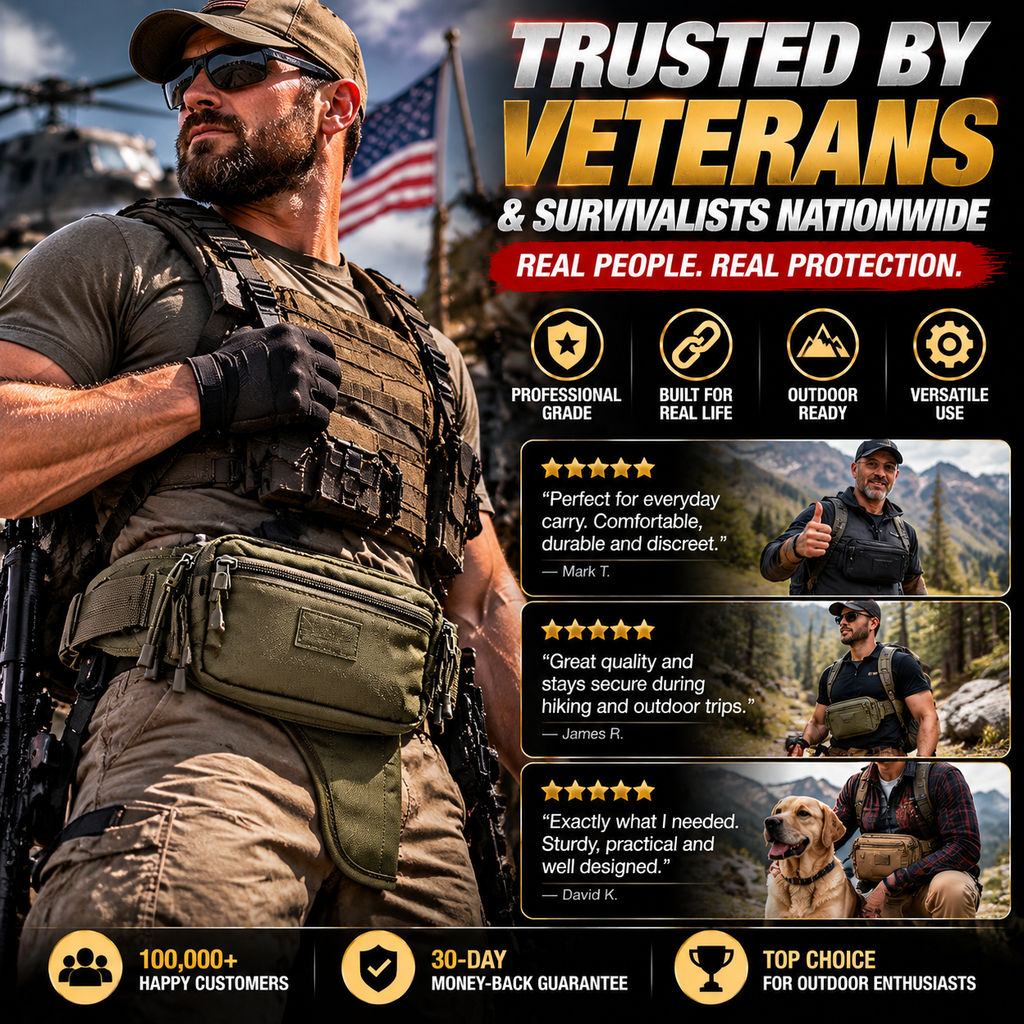 Tactical Concealed Carry Fanny Pack