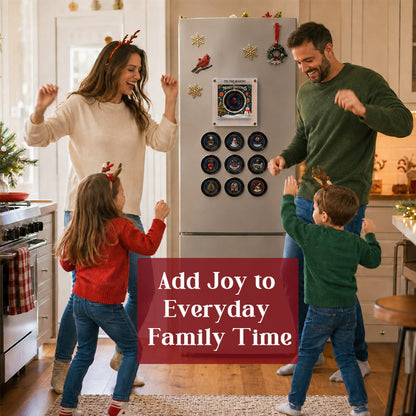 🎄 Christmas Music Fridge Stickers