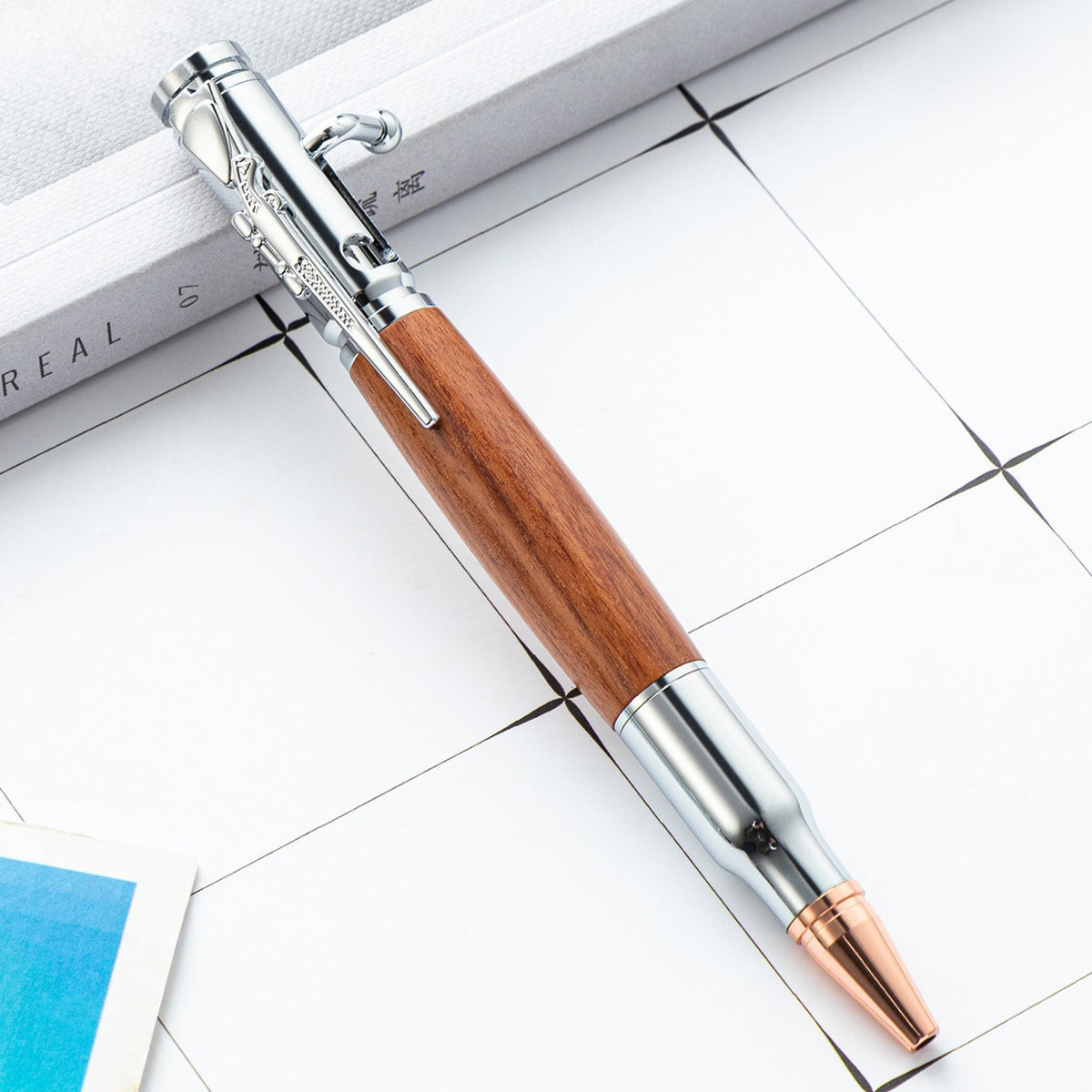 🖊100% Handmade Bolt Action Wooden Bullet Pen